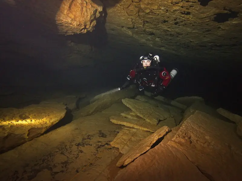 Rebreather CCR Höhlen Ausbildung und Training