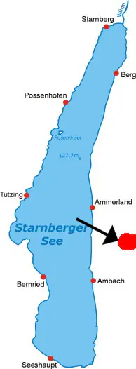 Karte Starnberger See